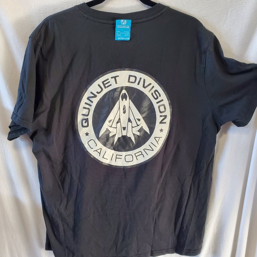 Disneyland Marvel's Avengers Campus Quinjet Division Men's T-shirt Size XL - Picture 3 of 7